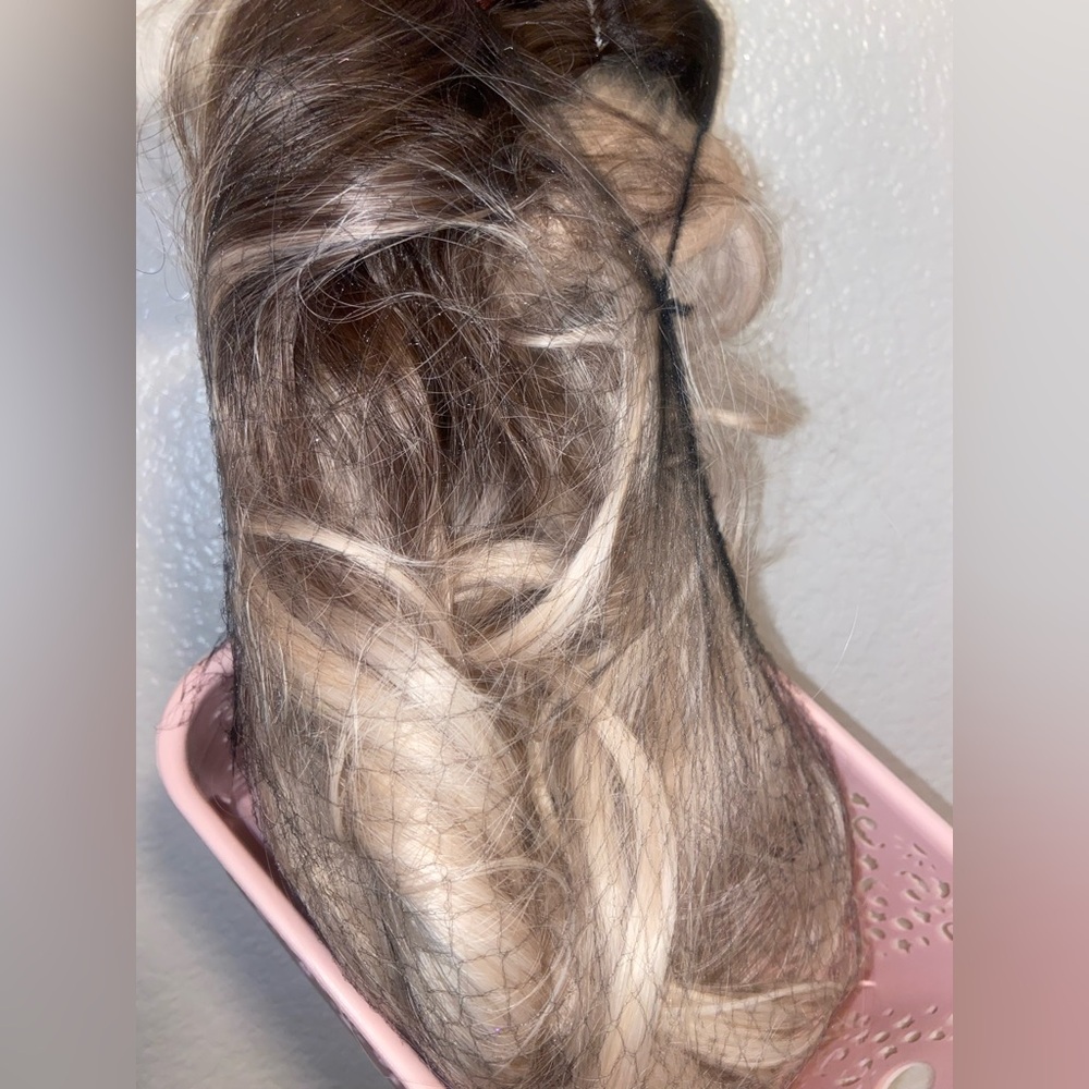 Blonde wig